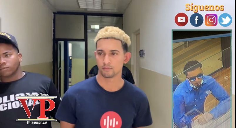 Apresan acusado de atracar banca de loterías en SFM