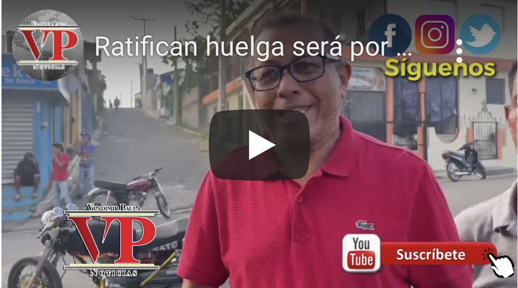 Colectivo ratifica huelga será por 48 horas en SFM