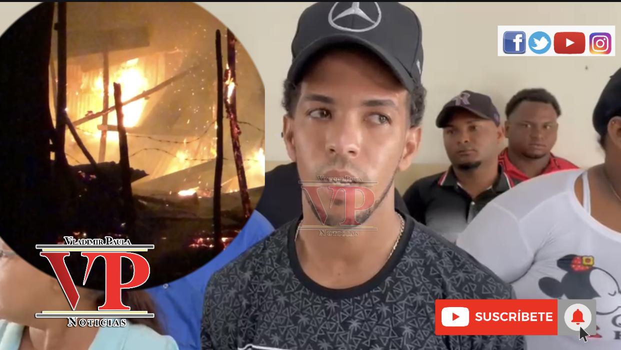 Queman vivienda tras apresamiento acusado de matar dirigente en sector Mamá Tingó SFM