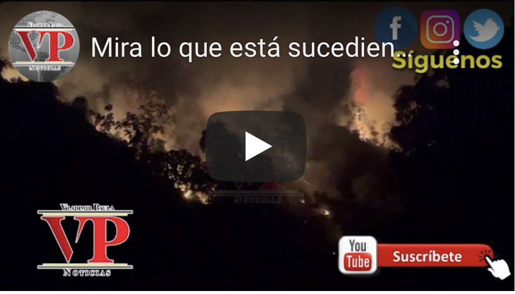Temor se apodera de Guaraguao por incendio forestal en Los Haitises
