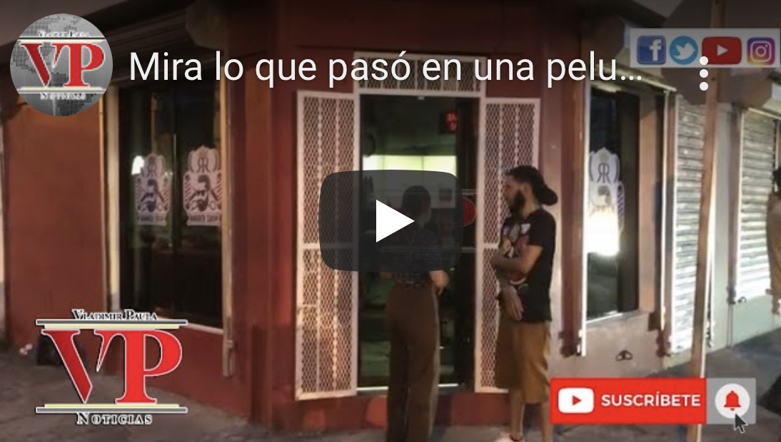 Supuesto drogadicto le entra a pedradas a una peluquería en SFM