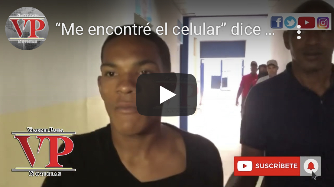 “Yo me encontré el celular, no fue atracao ni robao”