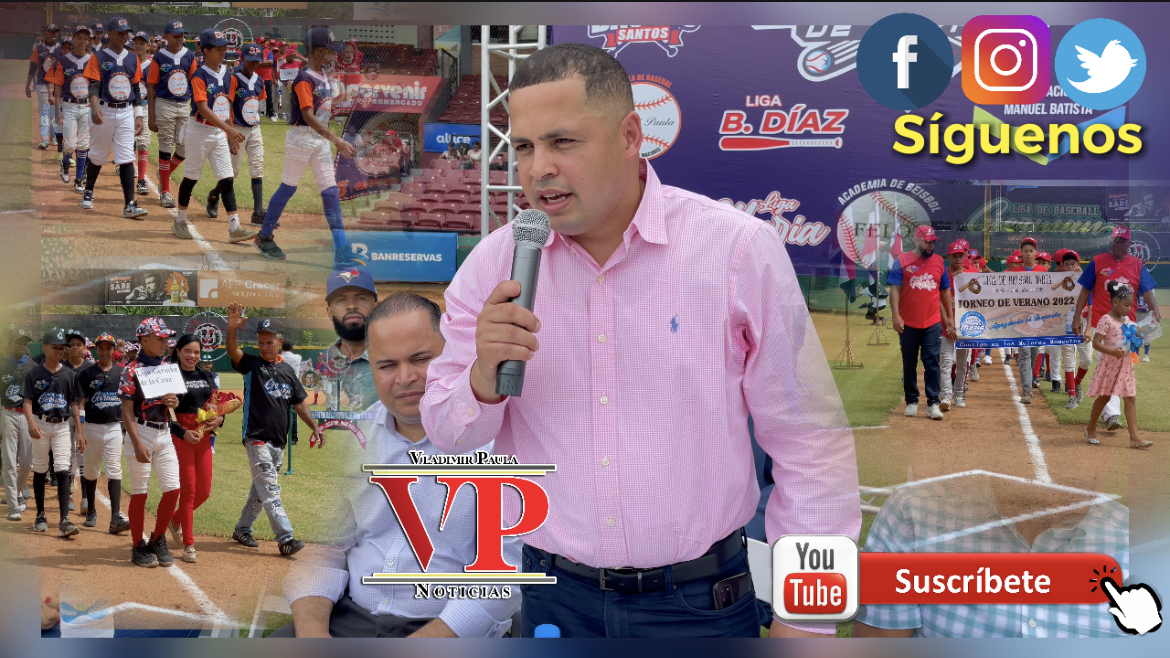 Fundación Manuel Batista inaugura en SFM Torneo de Béisbol de Verano U13