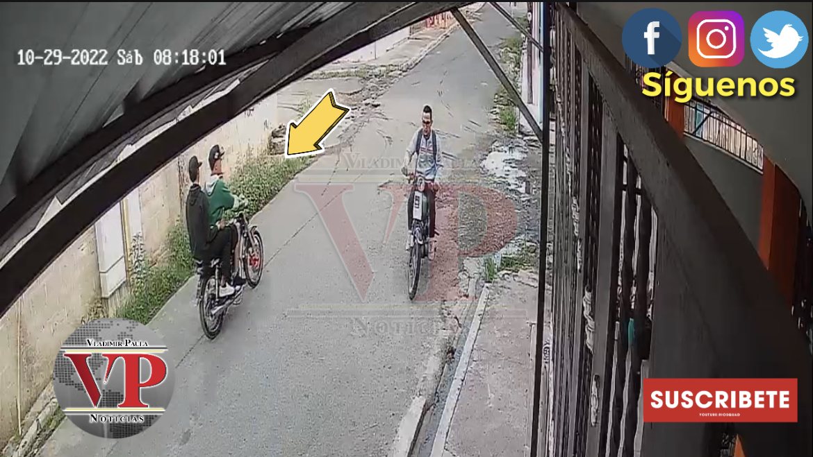 Captado por cámaras de vigilancia atraco en SFM