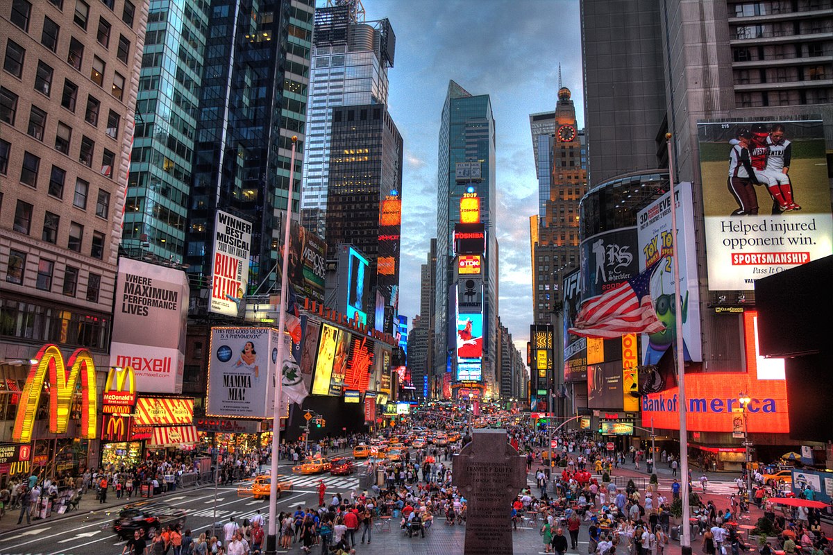 Delimitan las zonas de Times Square donde se prohibirán las armas