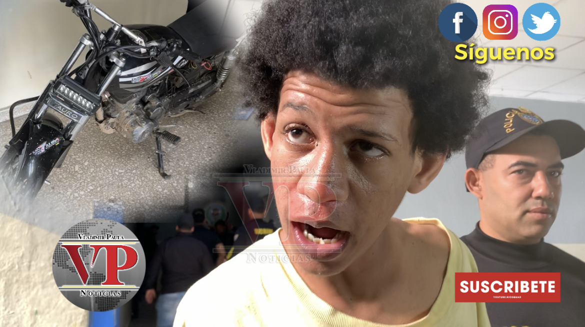 Apresan hombre acusado de atracos y robos de motocicletas en SFM