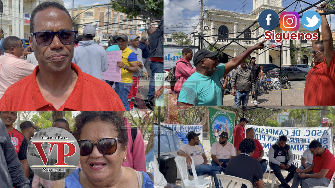 Movimiento Social y Popular instala campamento en parque Duarte de SFM