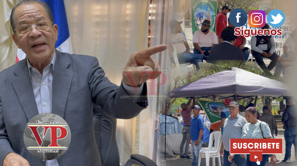 Alcalde dice es injusta la protesta campamento en parque Duarte de SFM