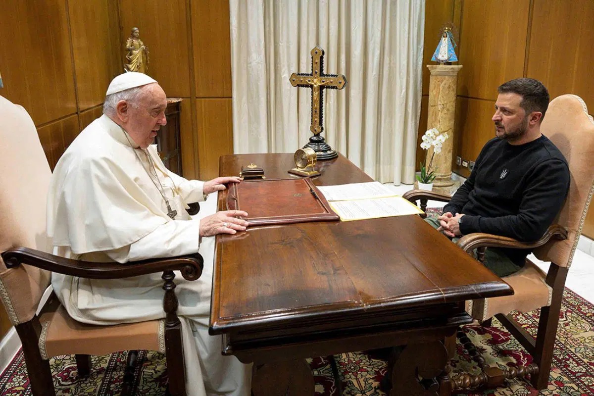 Zelenski llega a Roma para ver al papa Francisco, Mattarella y Meloni
