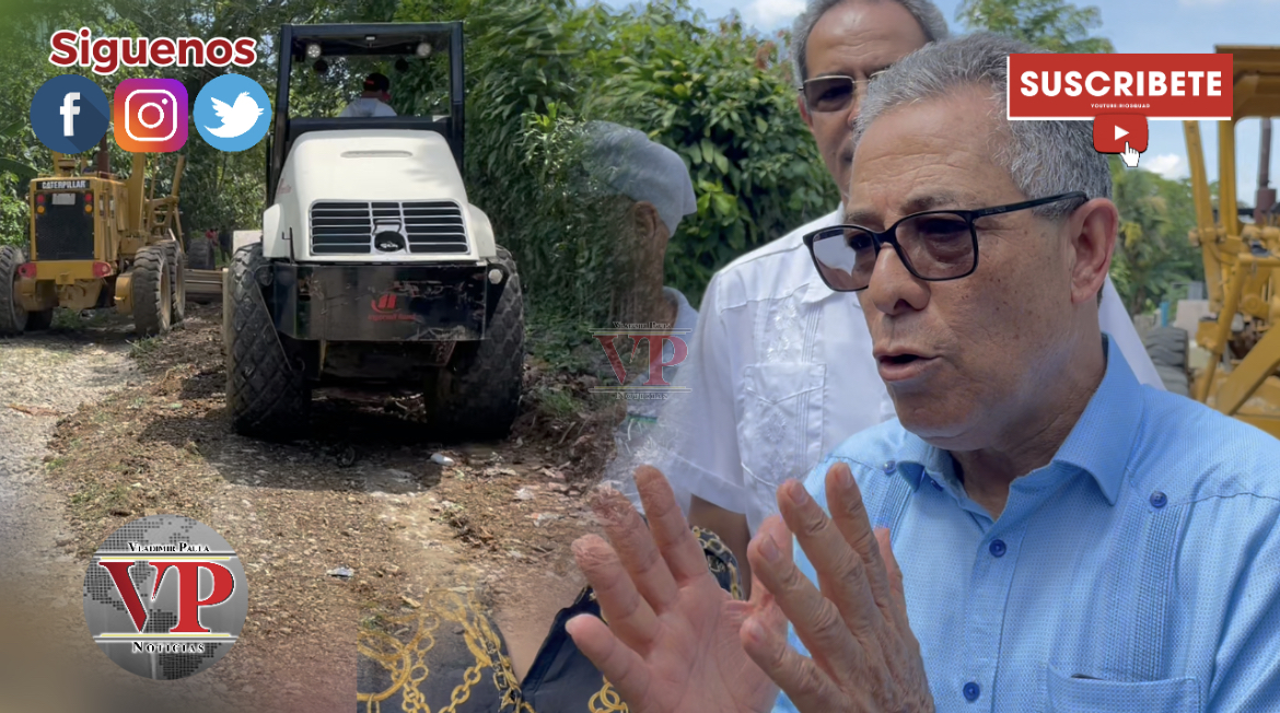 DGDC inicia en SFM arreglo de caminos vecinales en convenio con Ministerio de Agricultura