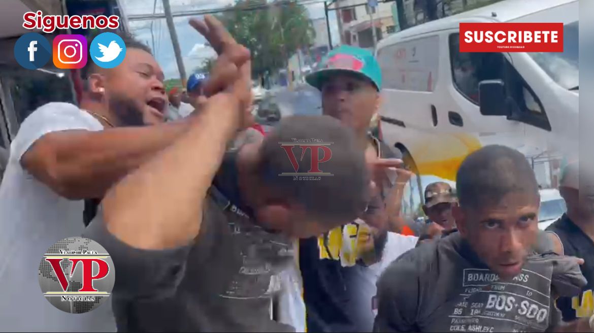 Le entran a galletas y trompones a supuesto ladrón robó motocicleta en SFM