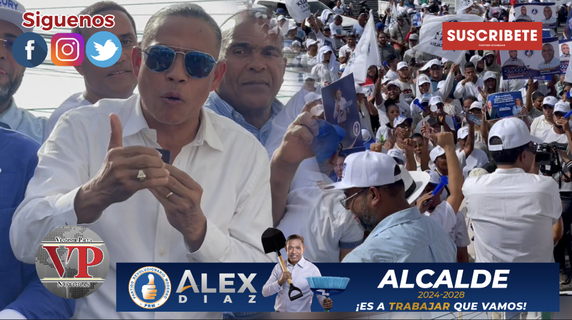 Alex Díaz realiza multitudinaria concentración caravana en SFM