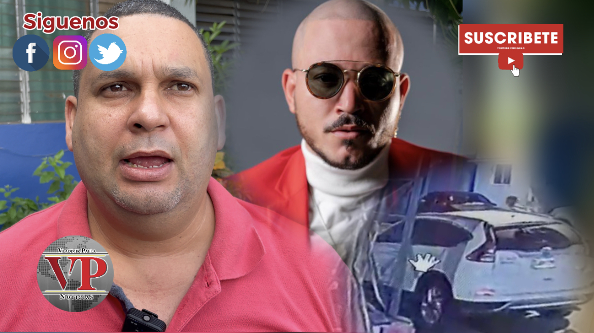 Hombre en SFM pincha neumático y raya Jeepeta del artista Nacho Estrella