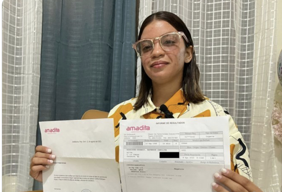 Mujer desmiente que tenga VIH como difundió su expareja