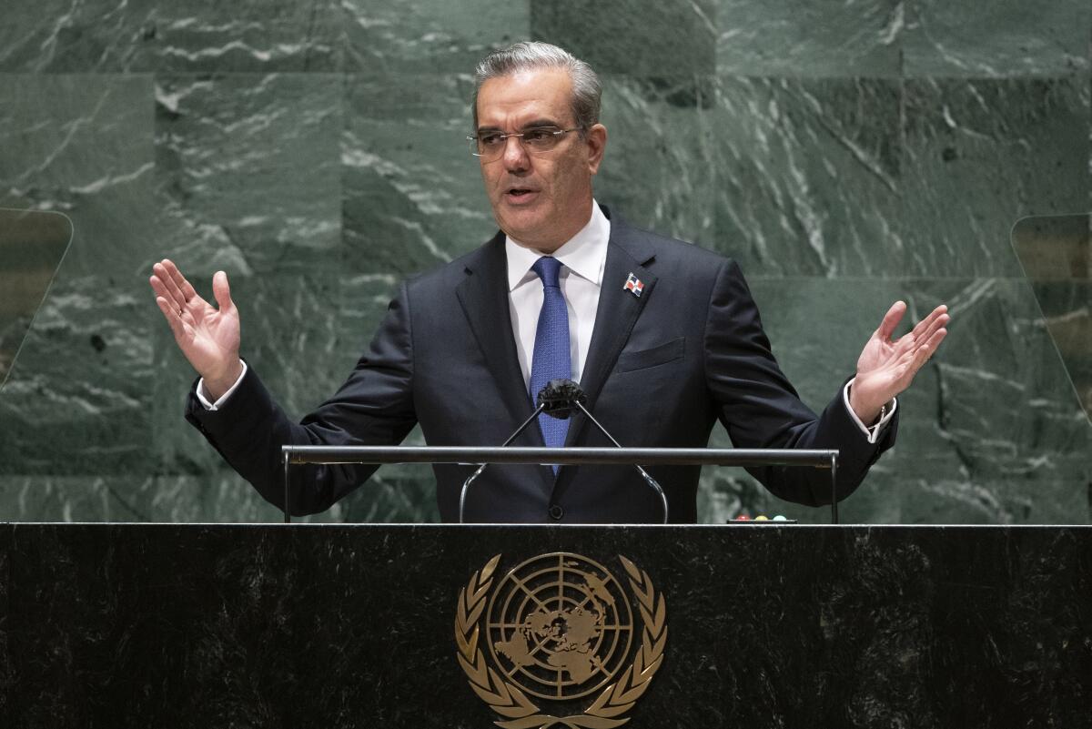 “El tiempo se agotó”: Abinader ante la ONU sobre creación de fuerza multinacional para Haití