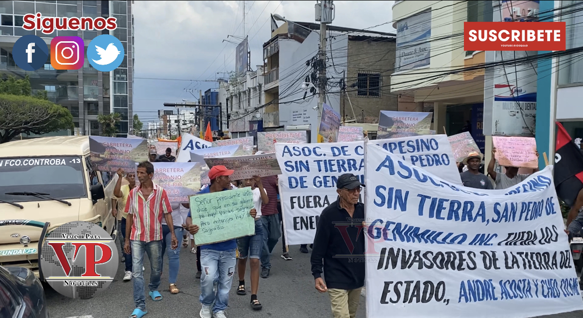 Movimiento Social y Popular realiza marcha por calles de SFM