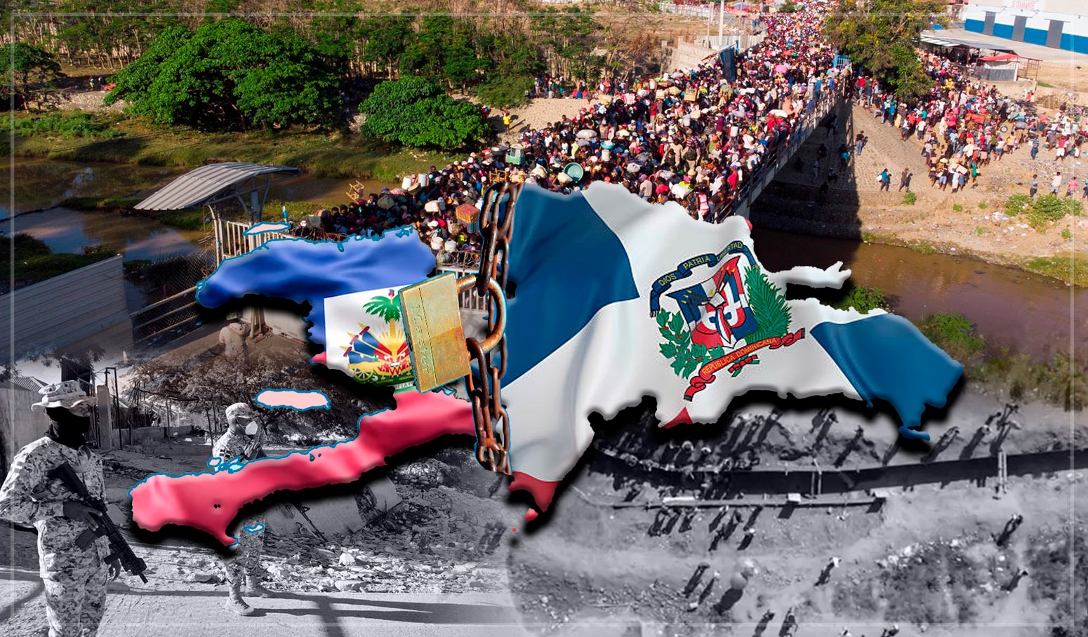 Desde hoy y por tiempo indefinido, cierre total frontera RD-Haití