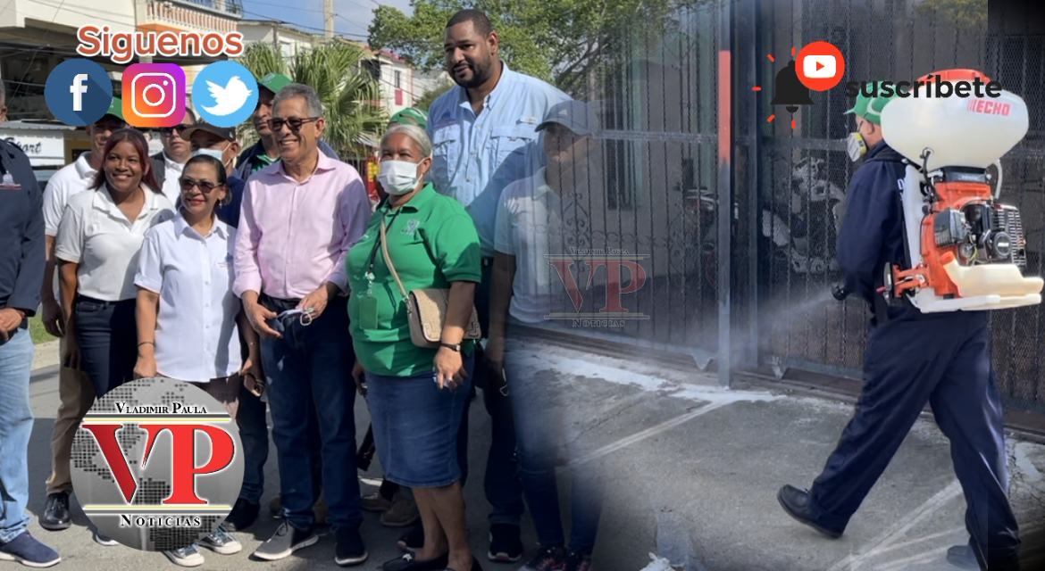 DGDC realiza operativo de fumigación contra el Dengue en SFM