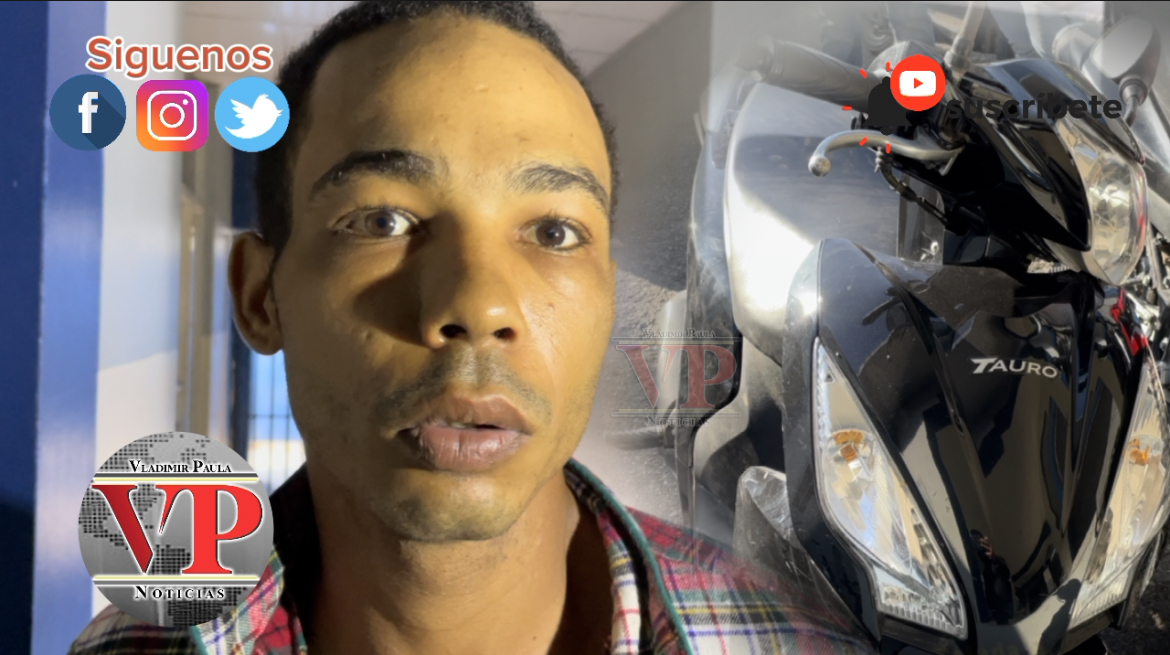 “Yo no sabía que era robada, se la compré porque él me dijo que era de su hermana” asegura detenido en SFM