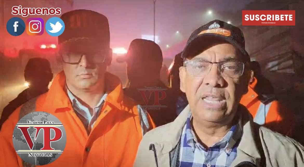 Piden a población evitar la avenida 27 de Febrero con Máximo Gómez tras colapso en paso a desnivel