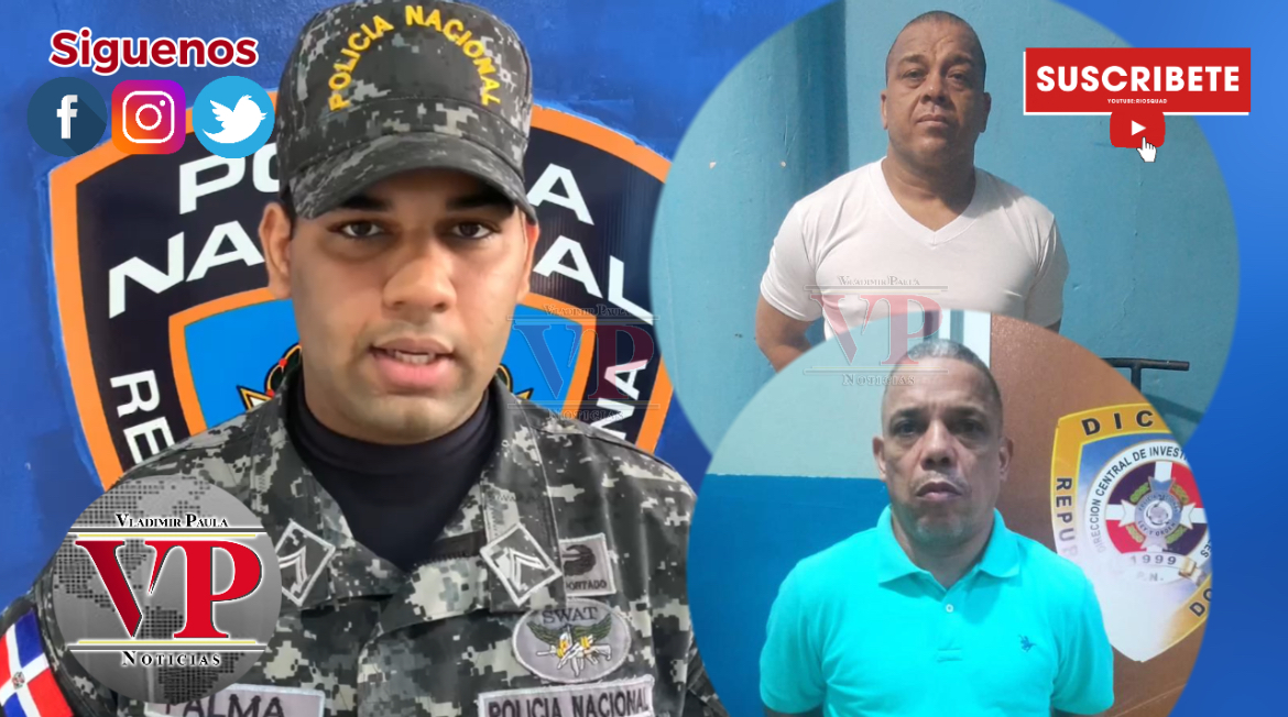 PN. apresa hombres acusados de robar armas de fuego y otros objetos en medio de una actividad presidencial en Cenoví