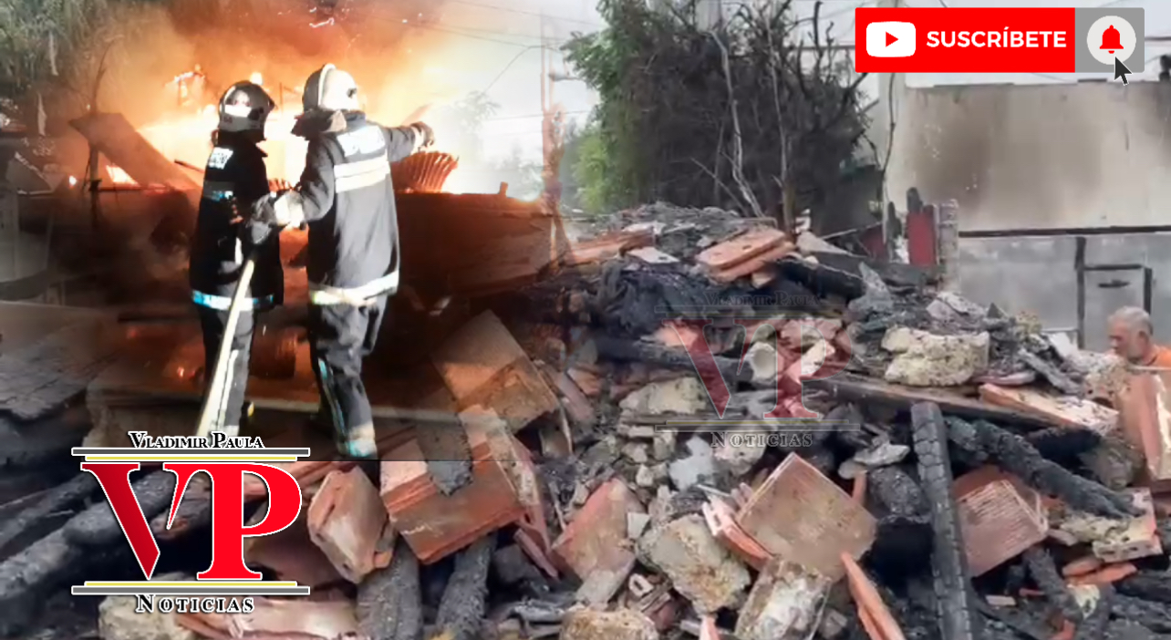 Fuego reduce a cenizas una guardería en SFM; culpan a EDENORTE