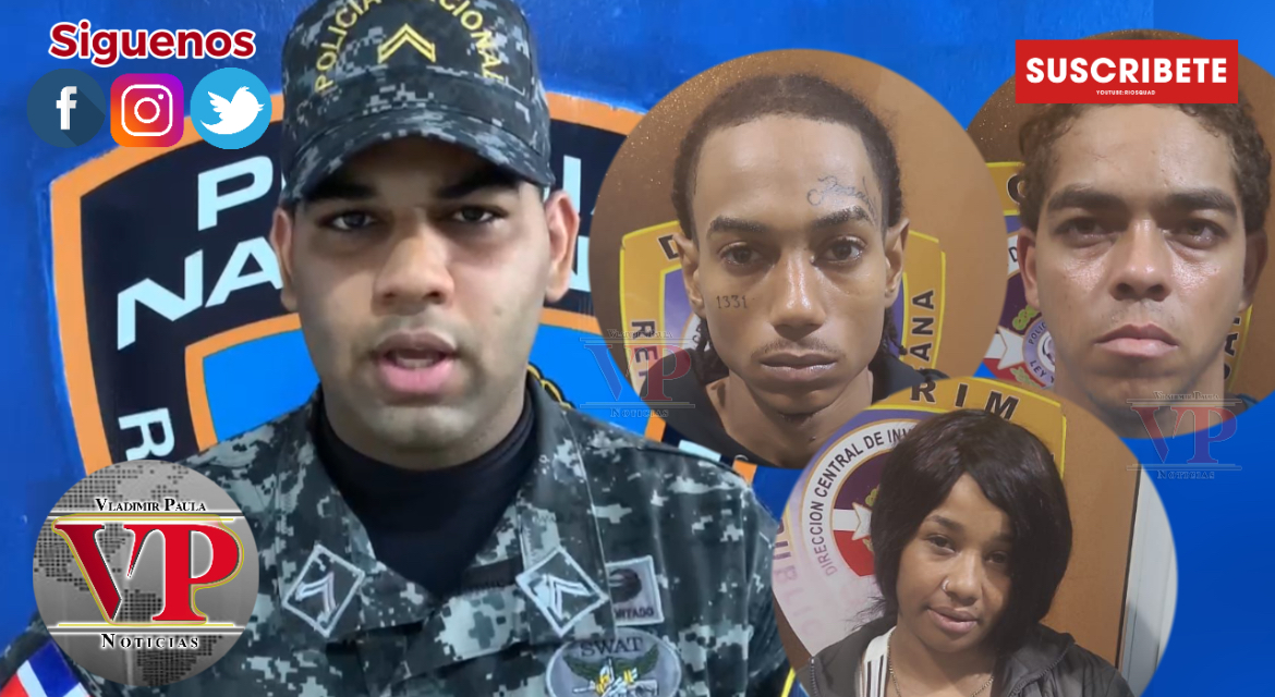 Policia informa sobre acusados de asaltar y herir taxista a puñaladas en SFM