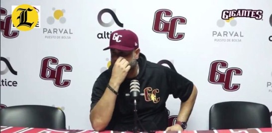 Entre lágrimas dirigente de los Gigantes del Cibao dice que “se fajaron y dieron lo mejor”