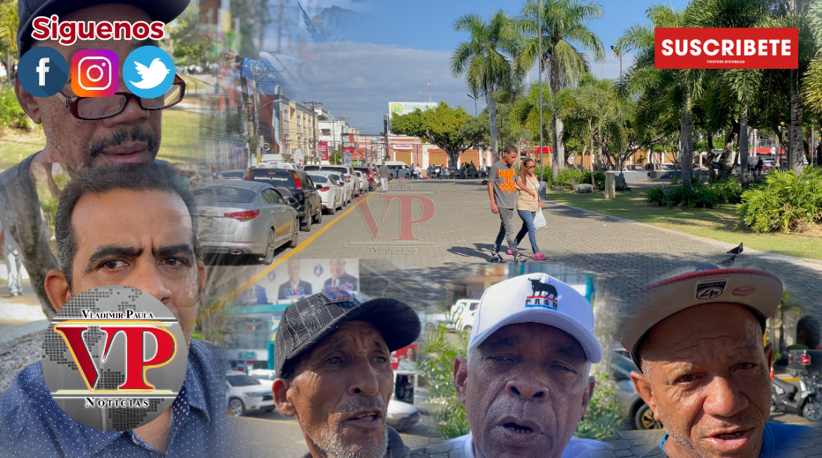 Ciudadanos a favor y en contra de que el carnaval se celebre en el parque Duarte de SFM