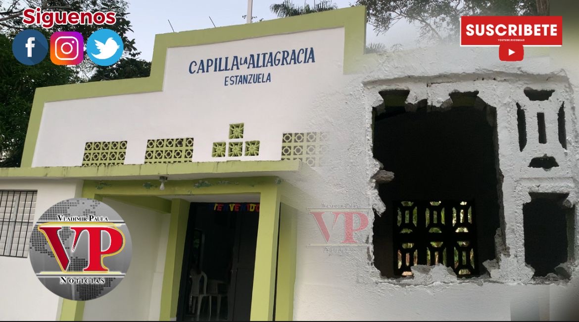 ¡Comunidad Estanzuela al grito por ola de robos! Ladrones rompen iglesia