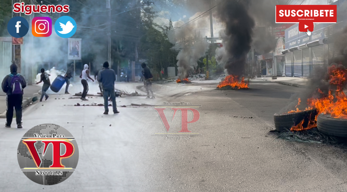 Felabel protesta en UASD recinto SFM