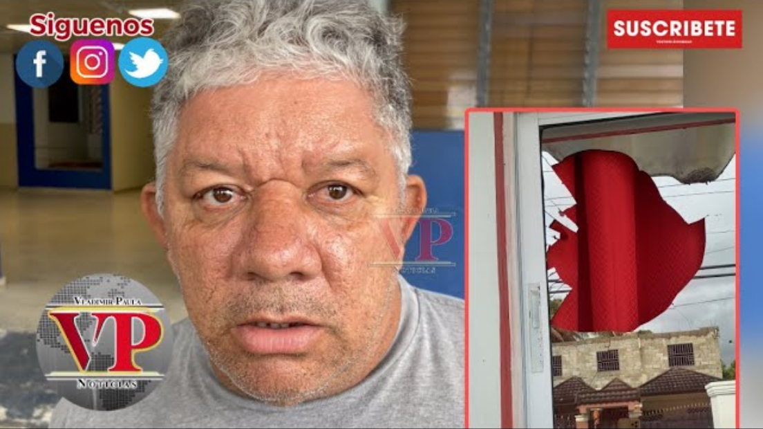 “Me atacó con un block y rompió la ventana de mi casa”