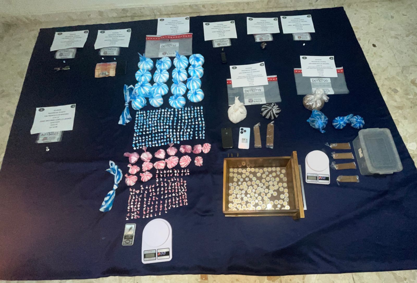 DNCD ocupa 700 mil gramos de distintas drogas