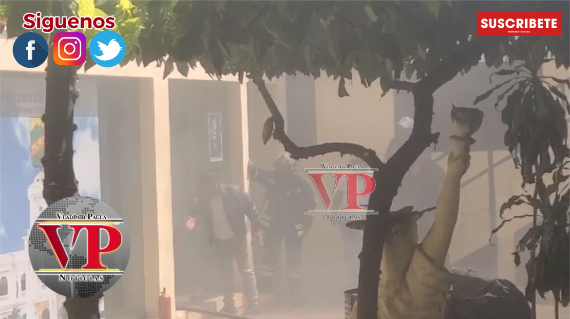 Incendio en ayuntamiento de SFM  departamento jurídico