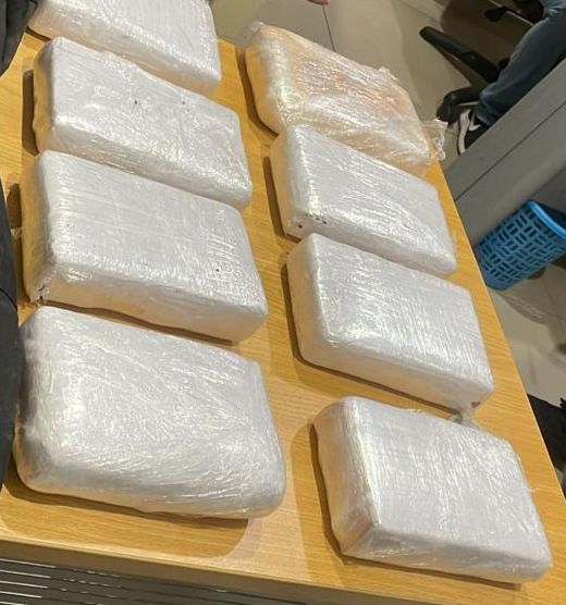 Incautan más de 9 kilos de cocaína en una vivienda de Villa Hermosa