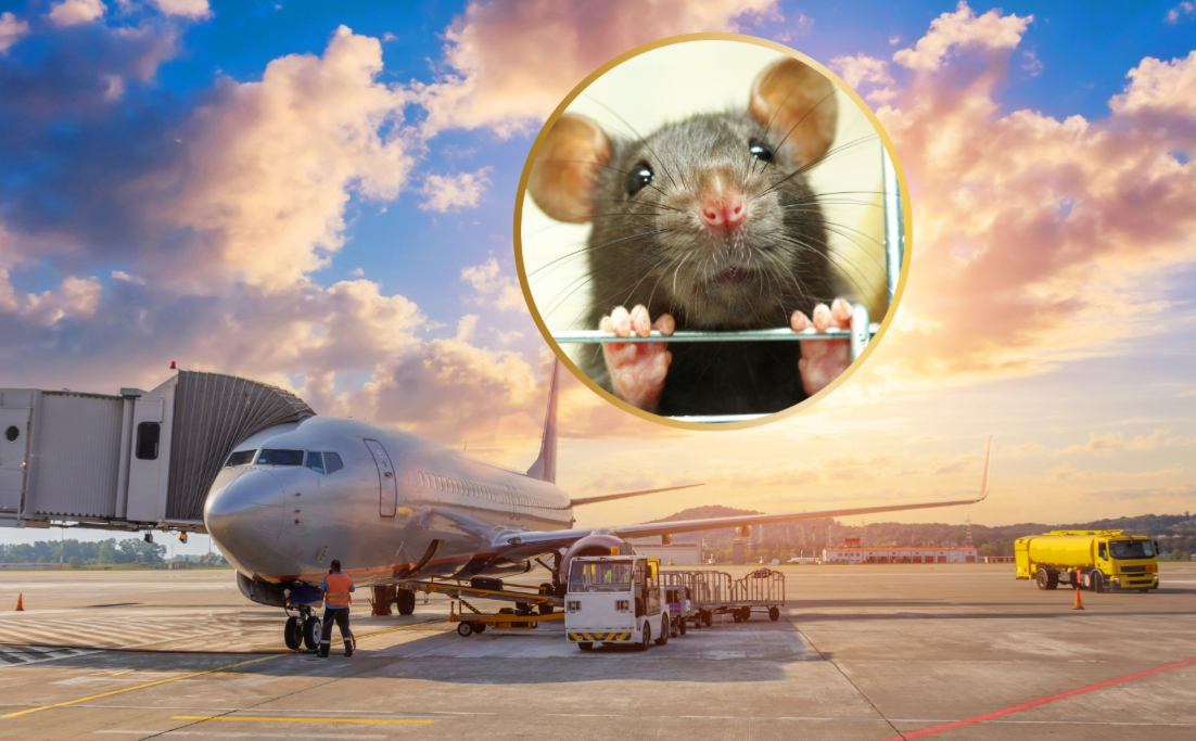 Un ratón se cuela en un avión y lo fuerza a aterrizar en Dinamarca
