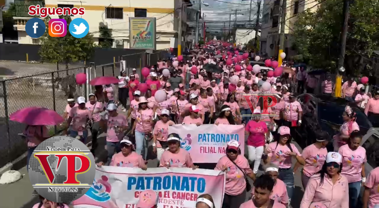 Realizan caminata contra el cáncer en SFM “Donando pasos, regalas vidas”