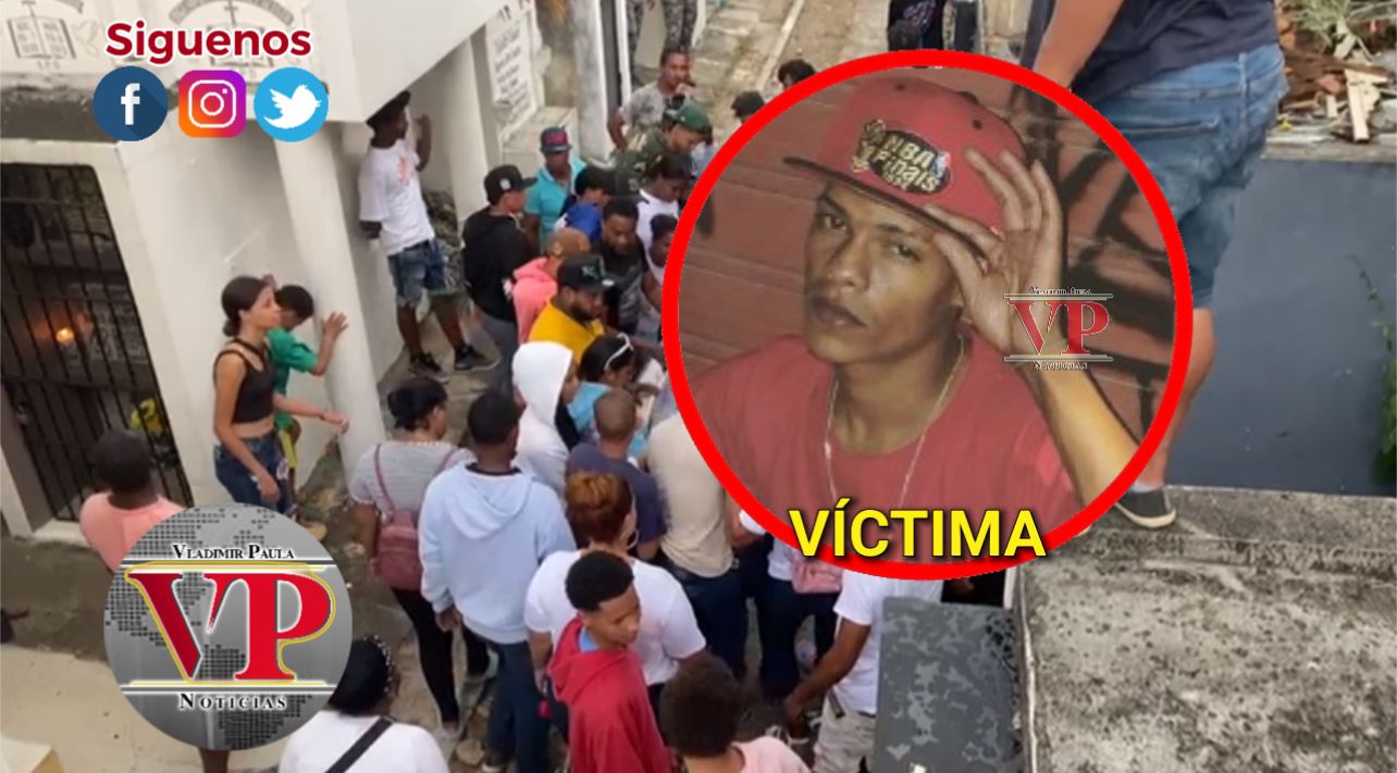 Sepultan a “La Mezcla” en medio de fuerte contingente policial; pariente dice lo mataron de espalda