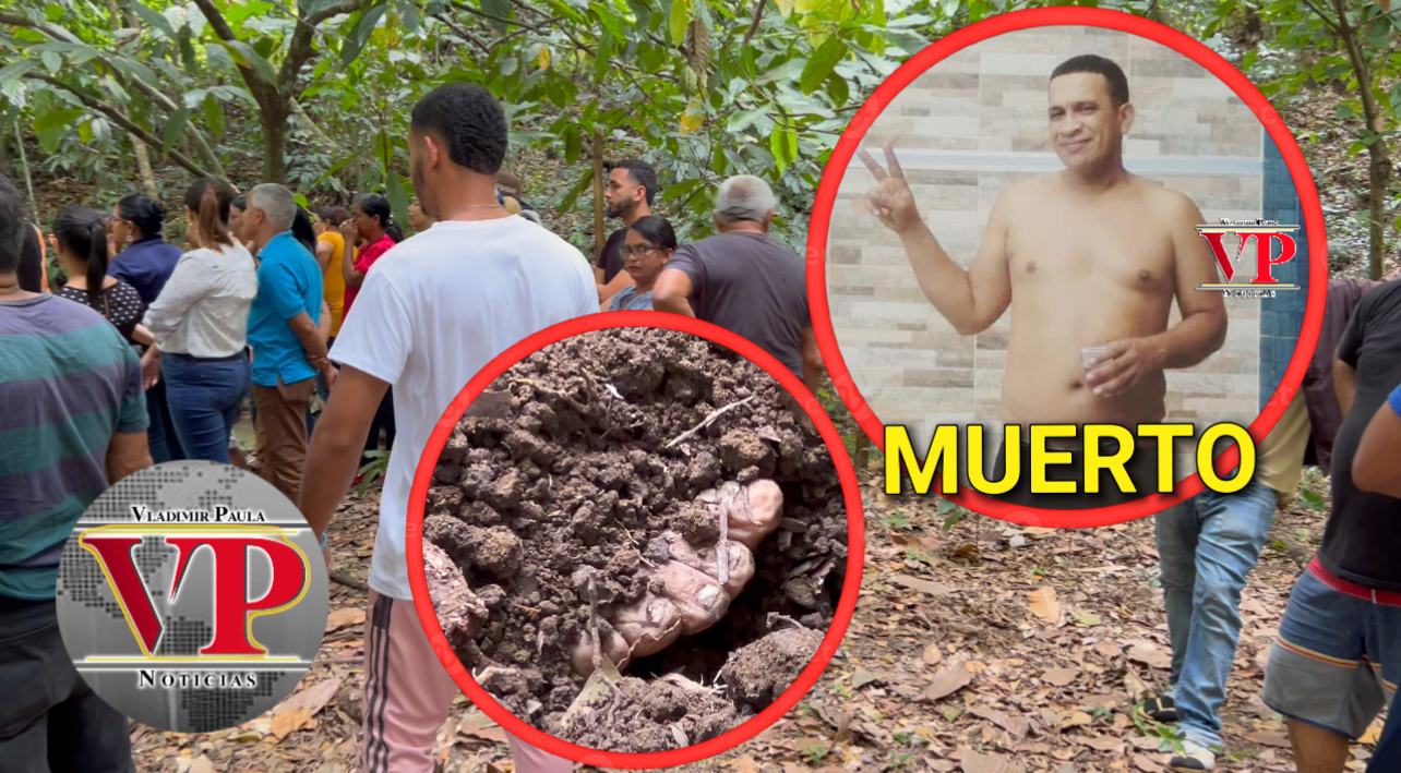 Pánico en comunidad Los Brasitos de SFM tras hallazgo de hombre enterrado y desmembrado en una finca de cacao