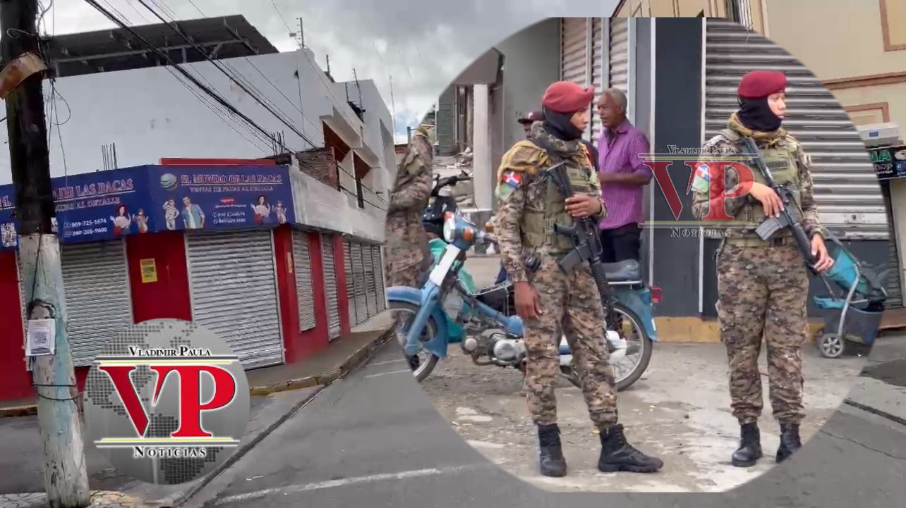 SFM amanece militarizado y con comercios cerrados en el primer día de huelga