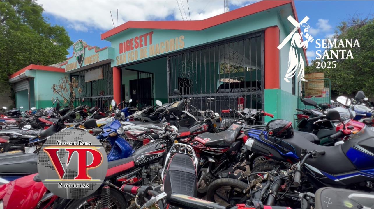 DIGESETT retiene múltiples motocicletas y vehículos pesados durante operativo de Semana Santa en SFM