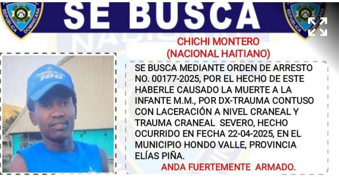 Apresan a un haitiano acusado de la muerte de una bebé de cinco meses en Elías Piña