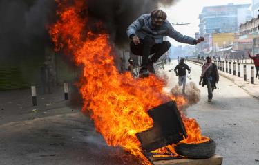 Al menos 50 manifestantes heridos en choques con la Policía en las protestas en Kenia