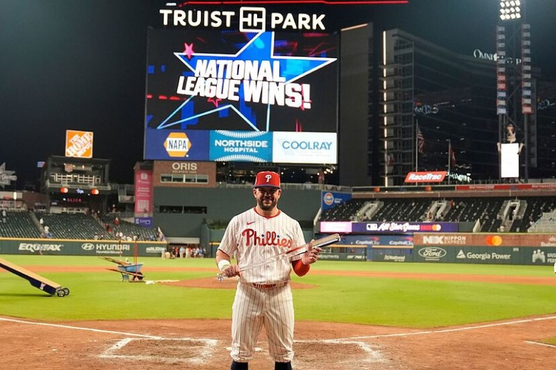 Kyle Schwarber define ‘miniderbi’ de jonrones que da triunfo a la Nacional en el Juego de Estrellas