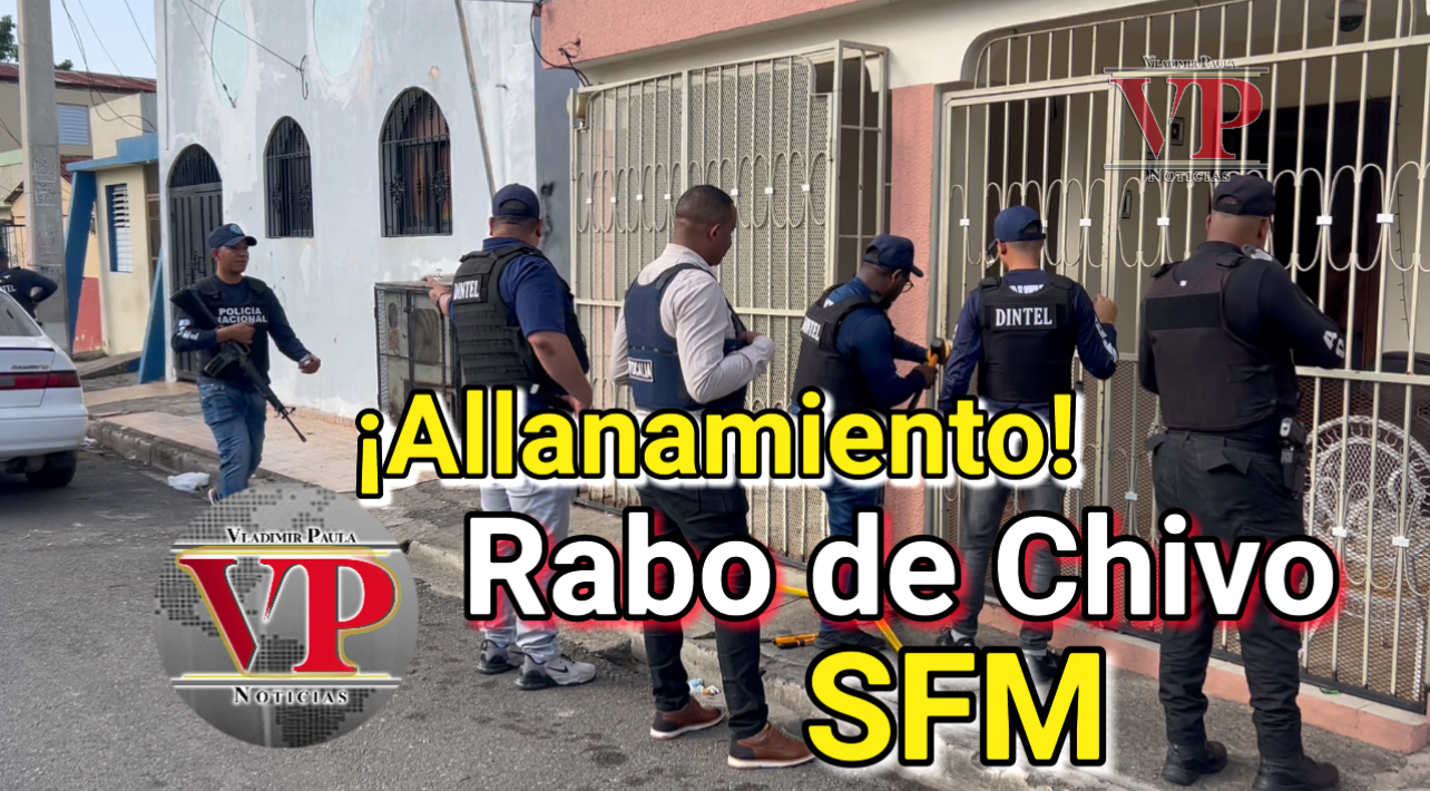 Allanan vivienda en sector Rabo de Chivo SFM y detienen a un hombre apodado “El Gordo”