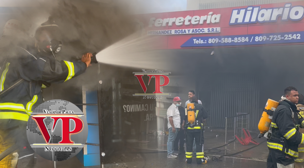¡Fuego! afecta ferretería Hilario de SFM