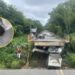 Muere conductor de camión que cayó en colapso de puente Don Juan en Monte Plata