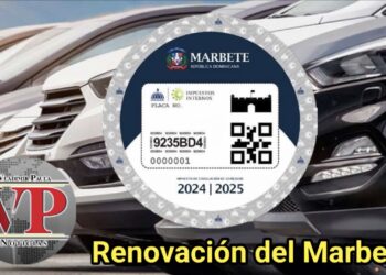 DGII anuncia inicio de renovación del marbete 2025-2026 desde este martes 21 de octubre