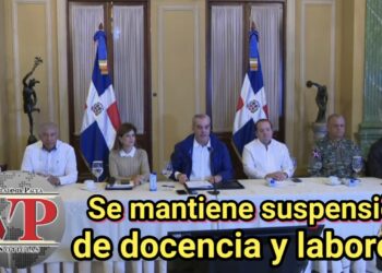 Autoridades mantienen suspensión de docencia y labores en provincias en alerta roja