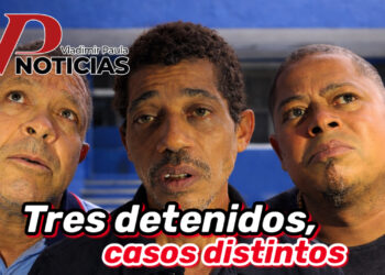 Tres hombres son apresados en SFM por hechos violentos en contextos familiares